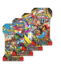 Pokemon TCG Mega Evolution Sleeved Booster English Each