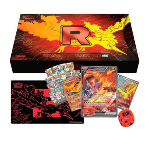 Tcg Rockets Store Pokémon TCG Team Rocket’s Moltres ex Ultra Premium Collection – Pika ...
