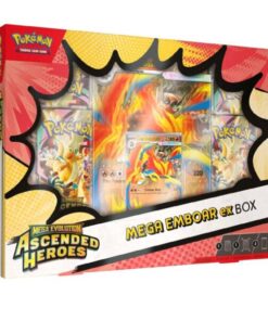 Pokemon TCG Ascended Heroes Mega Emboar ex Box English