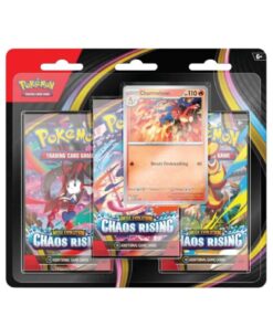 Pokemon TCG Chaos Rising 3 Pack Blister Charmeleon English